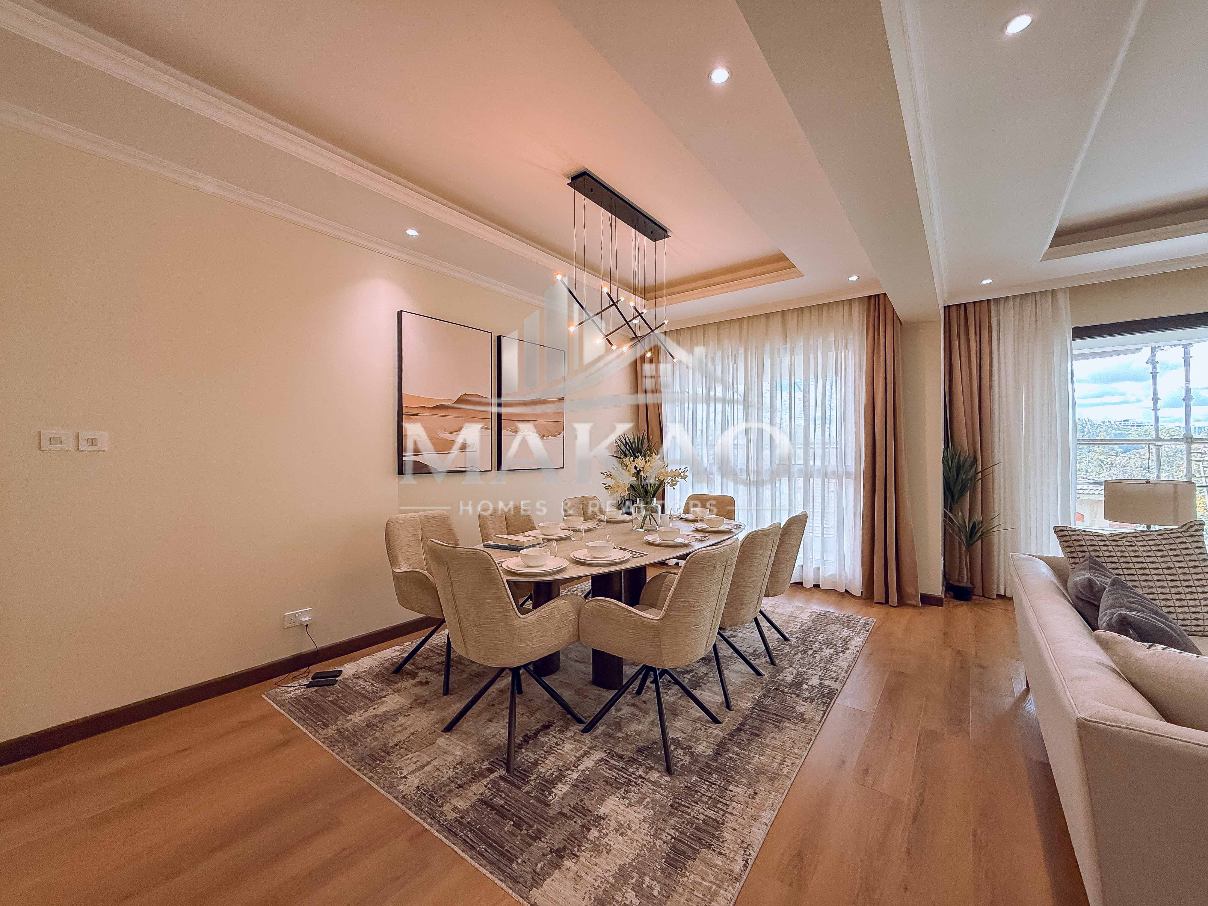 Residential interior detail from a Makao Homes listing